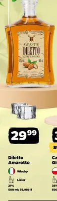 Likier amaretto promocja w Netto