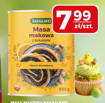 Masa makowa z bakaliami promocja w Top Market