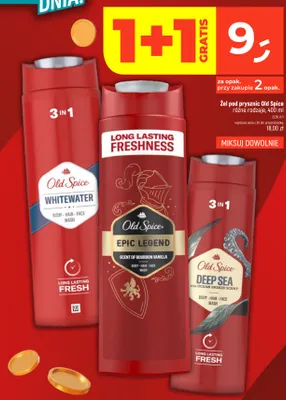 Żel pod prysznic Old Spice Deep Sea promocja w Dealz