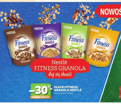 Płatki Fitness Granola Nestlé promocja w Stokrotka