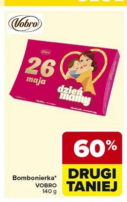 Bombonierka Vobro 140g promocja w Carrefour