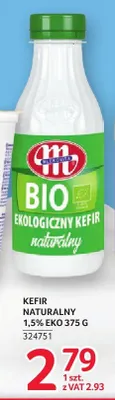 Kefir naturalny 1,5% Eko Mlekovita promocja w Selgros