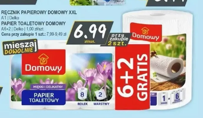 Ręcznik papierowy Domowy XXL promocja w Słoneczko