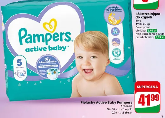 Pieluchy Active Baby promocja w Dino