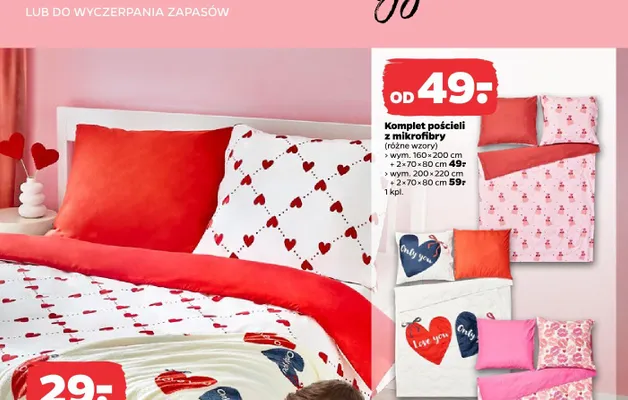 Komplet pościeli z mikrofibry promocja w Netto
