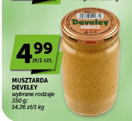Musztarda Develey Horcice Kremsska promocja w ABC