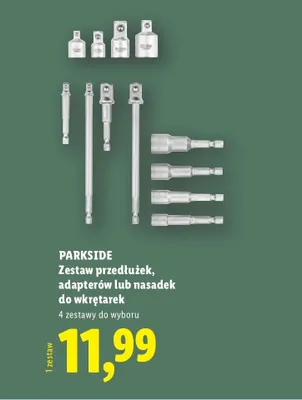 Zestaw nasadek do wkrętarek PARKSIDE promocja w Lidl