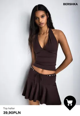 Top halter Bershka promocja w Bershka