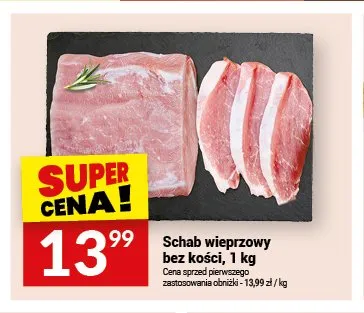 Schab wieprzowy bez kości promocja w Twój Market