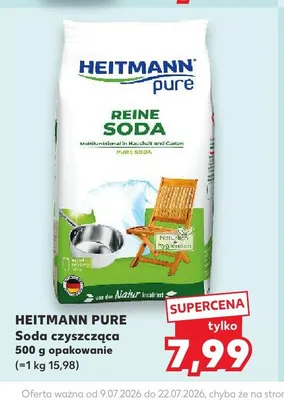 Soda czyszcząca Heitmann Pure promocja w Kaufland