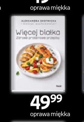 Książka Więcej białka Aleksandra Szotnicka promocja w Empik