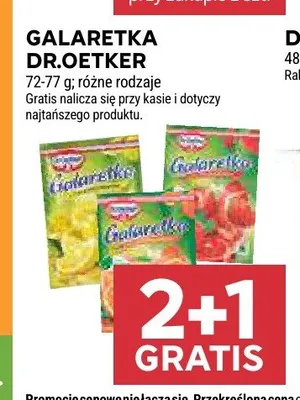Galaretka Dr.Oetker promocja w Stokrotka