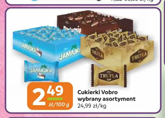 Cukierki Vobro halvi promocja w Społem Częstochowa