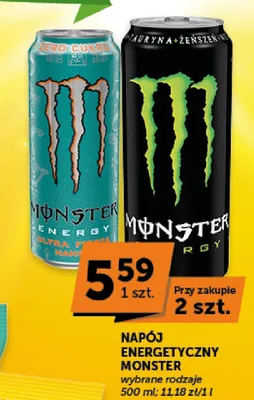 Napój energetyczny Monster Energy promocja w Euro Sklep