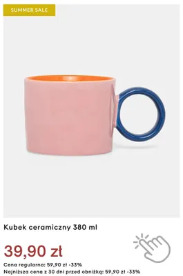 Kubek ceramiczny 380 ml promocja w Medicine