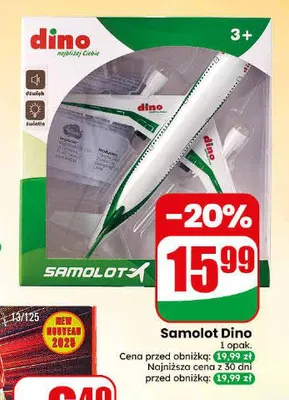 Samolot Dino promocja w Dino