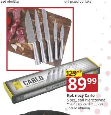 Komplet noży Carlo 5 szt. Hausmann promocja w Prymus AGD