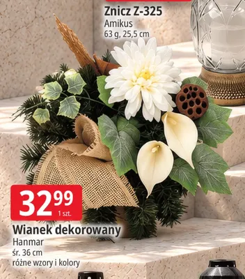 Wianek dekorowany Hanmar promocja w Leclerc