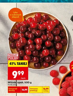 Wiśnie promocja w Biedronka
