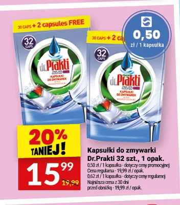 Kapsułki do zmywarki Dr.Prakti promocja w Twój Market