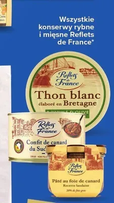 Tuńczyk biały w oleju Thon blanc Reflets de France promocja w Carrefour