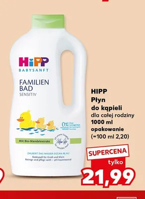 Płyn do kąpieli dla całej rodziny Hipp promocja w Kaufland
