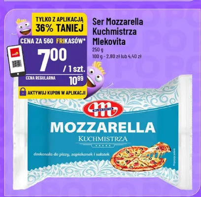 Ser Mozzarella Kuchmistrza Mlekovita promocja w POLOmarket