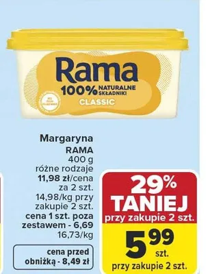 Margaryna promocja w Carrefour