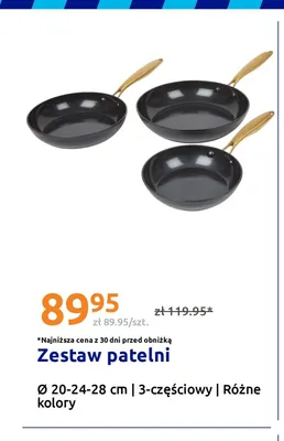 Zestaw patelni promocja w Action
