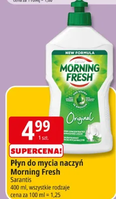 Płyn do mycia naczyń Morning Fresh promocja w Leclerc