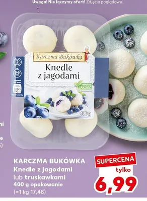Knedle z truskawkami Karczma Bukówka promocja w Kaufland