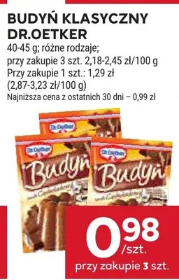 Budyń klasyczny promocja w Stokrotka