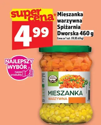 Mieszanka warzywna Spiżarnia Dworska 460g promocja w TOPAZ