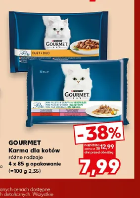 Karma dla kotów Gourmet 4-pak 85 g promocja w Kaufland