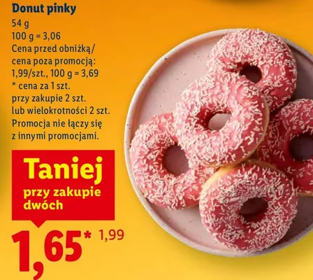 Donut pinky Lidl promocja w Lidl