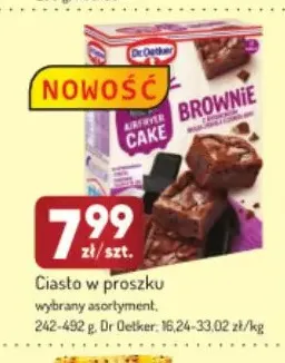 Ciasto w proszku Brownie Dr. Oetker promocja w Avita