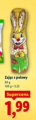Zając z polewy czekoladowej promocja w Lidl