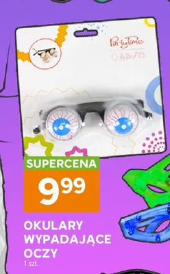 Okulary wypadające oczy Party Time promocja w Stokrotka