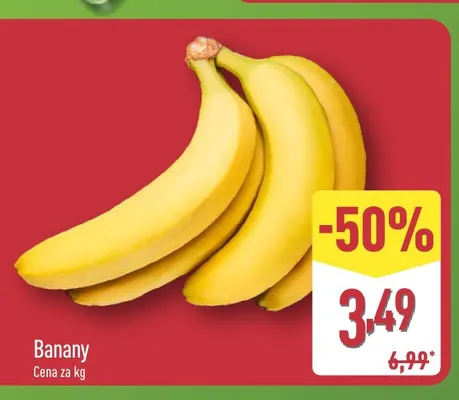 Banany promocja w Aldi