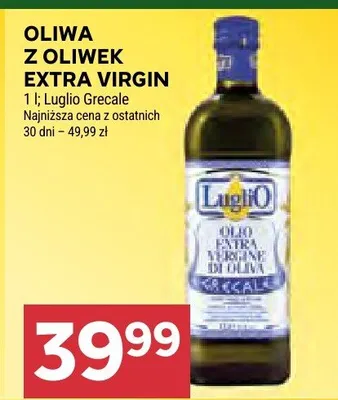 Oliwa z oliwek Extra Virgin Luglio Grecale promocja w Stokrotka