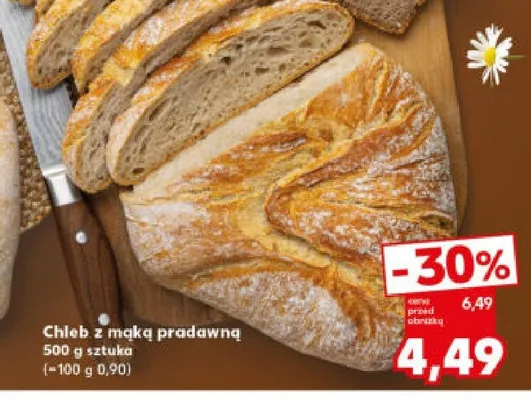 Chleb z mąką pradzawną promocja w Kaufland