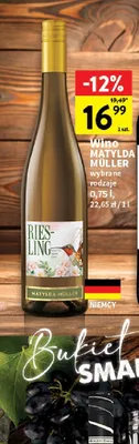 Wino Riesling wybrane rodzaje promocja w Intermarche