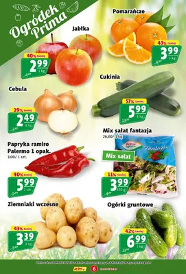 Ogórki gruntowe promocja w Prim Market