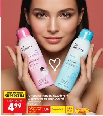 Antyperspirant lub dezodorant w sprayu fresh promocja w Biedronka