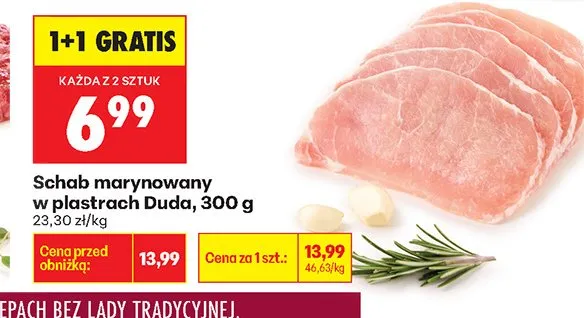 Schab marynowany w plastrach Duda promocja w Biedronka