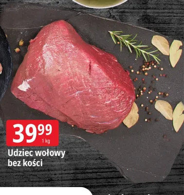 Udziec wołowy bez kości promocja w Leclerc