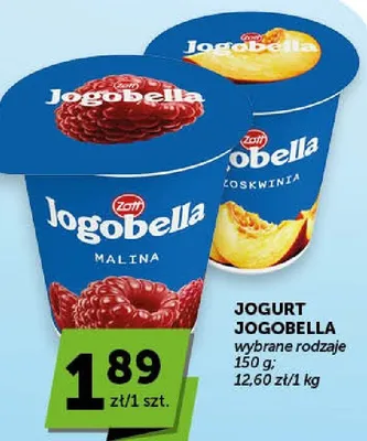 Jogurt Jogobella łoskwinia promocja w ABC