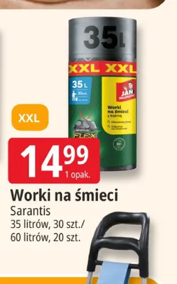 Worki na śmieci Jan Niezbędny 35 l promocja w Leclerc
