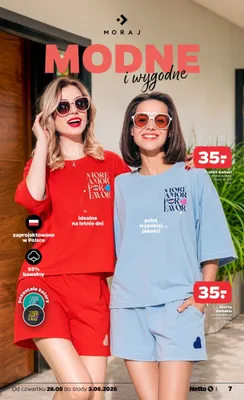 Szorty damskie MORAJ promocja w Netto