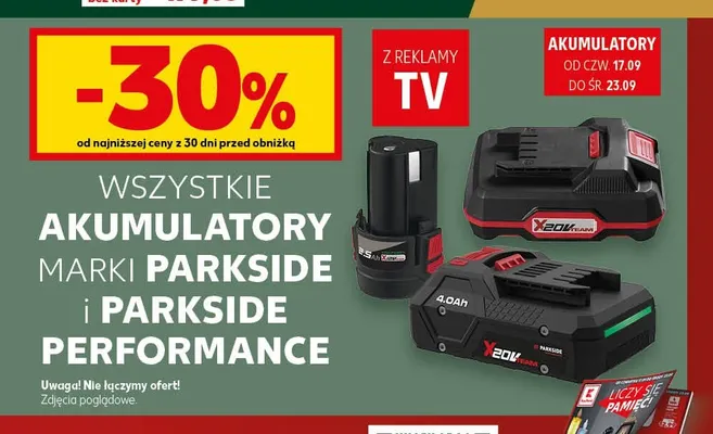 Akumulatory marki Parkside i Parkside Performance promocja w Kaufland